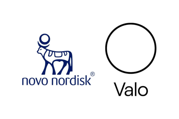 Novo Nordisk and Valo Health Logos